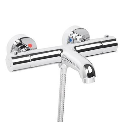 Rina Slide Shower Rail Kit with Focus Wall Valve & Bath Mixer