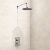 EcoStyle Dual Valve with 200mm Shower Head Wall Arm Filler &amp; Overflow