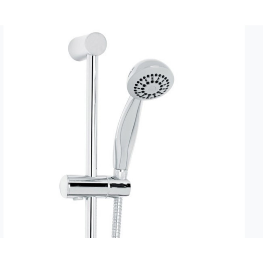 Concealed Thermostatic Mixer Shower with Wall Mounted Rain Shower Head & Handset- EcoStyle