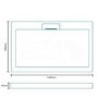 Low Profile Rectangular Shower Tray 1200 x 760mm Stone Resin - Elusive