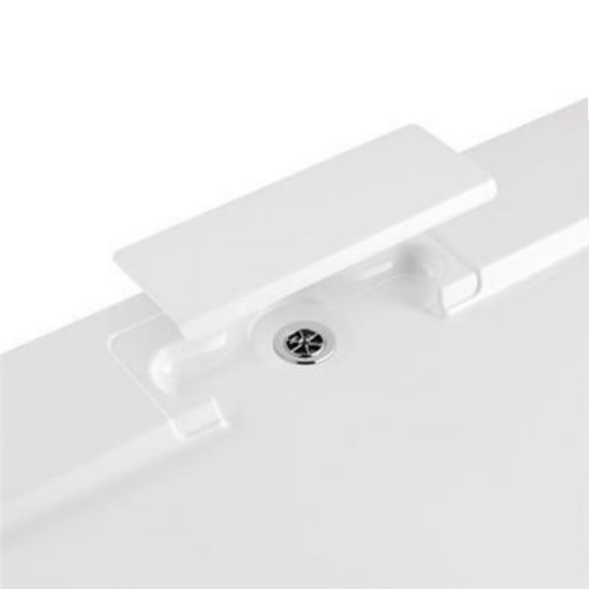 1400x800mm Low Profile Rectangular Walk In Shower Tray with Drying Area -  Purity - Better Bathrooms