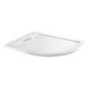 Low Profile Left Hand Offset Quadrant Shower Tray 1200 x 900mm Stone Resin - Elusive