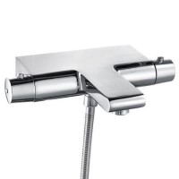 Montroc Thermostatic Bath Shower Mixer with Chenai Riser Rail Kit