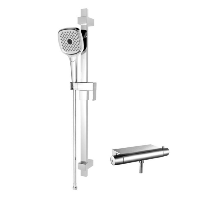 Thermostatic Mixer Bar Shower with Slide Rail & Handset  - Montroc