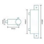 Premium Thermostatic Bar Shower Mixer - Montroc