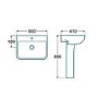 1690mm Freestanding Bath Suite Seattle with Voss Toilet and Basin