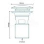 Aqua Waterfall Tap Pack with Basin Waste