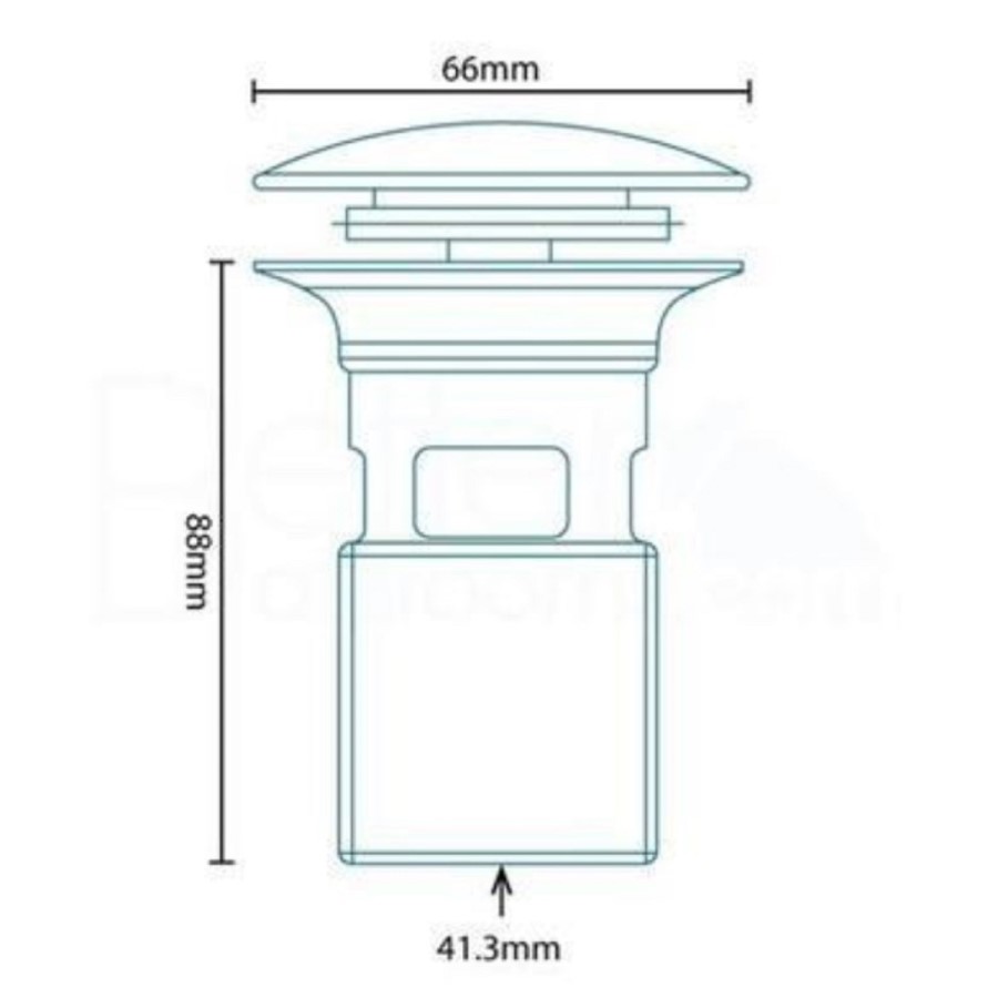 Aqua Waterfall Tap Pack with Basin Waste
