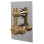 Concealed Dual Control Shower Valve with Bath Filler & Sprung Waste and Overflow