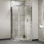 Quadrant Sliding Shower Enclosure 1000 x 1000mm - 4mm Glass - Aqualine Range