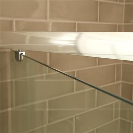 Pivot Door Enclosure 760mm with Shower Door and 700mm Side Panel Option - 6mm Glass - Aqualine Range