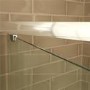 Pivot Door Enclosure 760mm with Shower Door and 700mm Side Panel Option - 6mm Glass - Aqualine Range