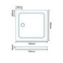 Easy Plumb 760 x 760 Square Shower Tray