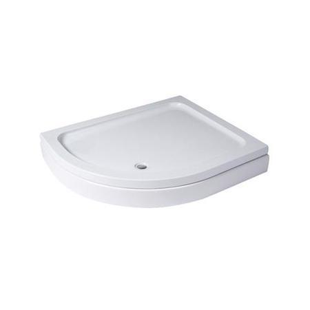 Stone Resin Quadrant Easy Plumb Shower Tray 1000 x 1000mm - Slim Lime