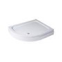 Stone Resin Quadrant Easy Plumb Shower Tray 1000 x 1000mm - Slim Lime