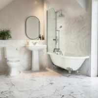 Traditional Chrome Shower Bath Suite with Toilet & Basin - Park Royal