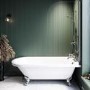 Traditional Chrome Shower Bath Suite with Toilet & Basin - Park Royal