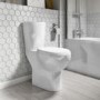 Grade A1 - Close Coupled Comfort Height Toilet with Soft Close Seat 