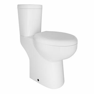 Grade A1 - Close Coupled Comfort Height Toilet with Soft Close Seat 