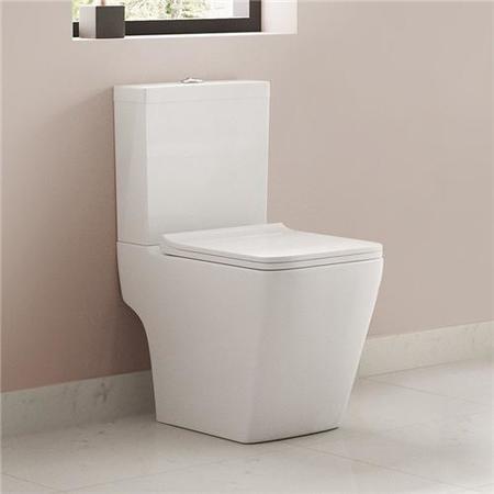 Voss Close Coupled Toilet with Soft Close Seat with Pan Connector
