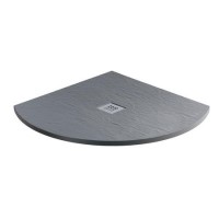 Quadrant Shower Tray Grey Slate Effect 800 x 800mm Quadrant Shower Tray Grey Slate Effect 800 x 800mm
