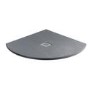Quadrant Shower Tray Grey Slate Effect 800 x 800mm
