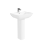 550mm Basin and Full Pedestal - 1 Tap Hole -  Austin