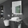 Square Countertop Basin and Waste 360mm - Augusta