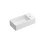 Detroit 405mm Right Hand Wall Hung Basin and Square Bottletrap