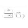 Detroit Wall Hung Basin With Matt Black Bottle Trap & Basin Mixer With Waste - Zana