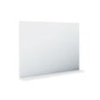 Rectangular White Oak Mirror With Shelf 65 x 90cm - Boston