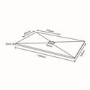 Ultra Low Profile Rectangular Shower Tray 1400 x 900mm Stone Resin - Silhouette