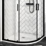 GRADE A1 - Quadrant Ultra Low Profile Shower Tray 900 x 900mm - Silhouette 