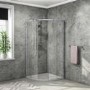 Quadrant Shower Enclosure with Tray Waste & Shower 800mm -  4mm Glass - Vega Range
