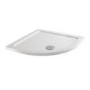 Quadrant Shower Enclosure with Tray Waste & Shower 800mm -  4mm Glass - Vega Range
