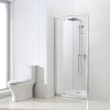 900mm Pivot Shower Door with Shower Tray - Vega
