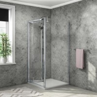 Bifold Enclosure 900mm - 4mm Glass - Vega Range