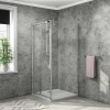 900mm Square Bi-Fold Shower Enclosure - Vega