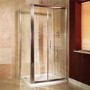 1100 x 800 Sliding Shower Enclosure - 6mm Glass - Aquafloe