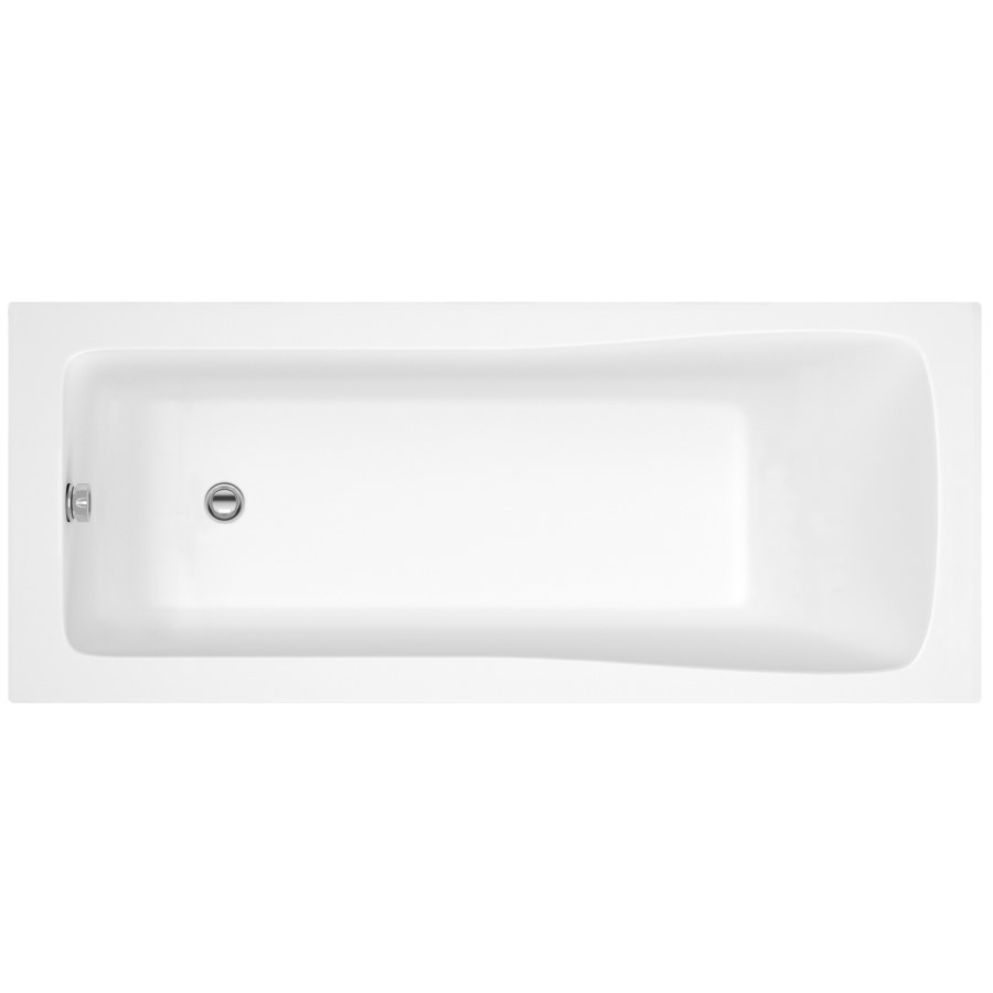 Linton Single Ended Square Bath - 1600 x 700mm