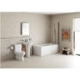 Dee Right Hand P Shape Shower Bath Suite