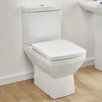 Grade A1 - Close Coupled Toilet with Soft Close Seat - Tabor