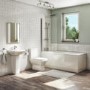 Grade A1 - Close Coupled Toilet with Soft Close Seat - Tabor