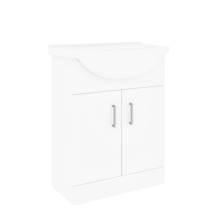 Classic Straight Bath Combi Unit and Addison BTW Toilet 