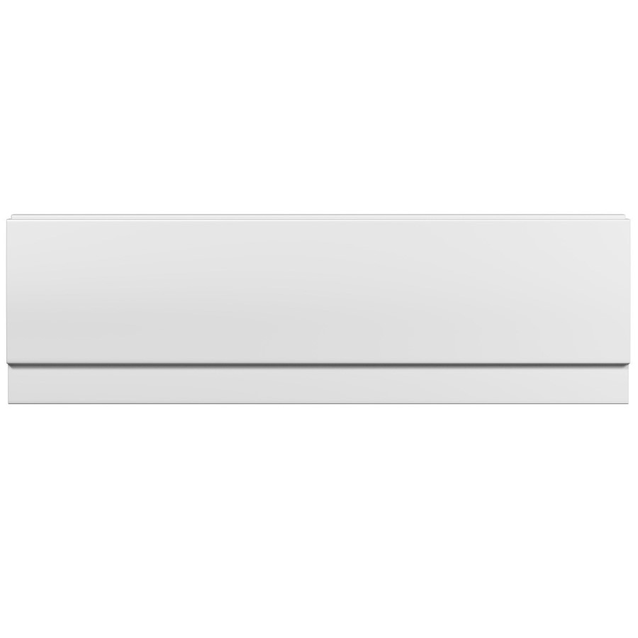 1700 x 700 Burford Double Ended Round Bath with Front Panel and Como Bath Filler