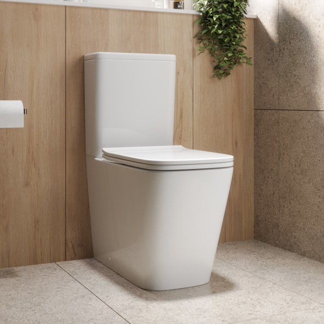 Single Ended 1700 x 700mm Shower Bath Suite with Toilet Basin & Panels - Rutland