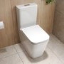 Single Ended 1700 x 750mm Shower Bath Suite with Toilet Basin & Panels - Rutland