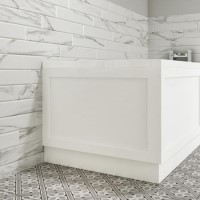 Baxenden Matt White 800mm End Bath Panel Baxenden Matt White 800mm End Bath Panel