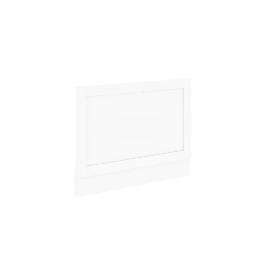 Baxenden Matt White 800mm End Bath Panel