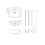 Single Ended 1800 x 800mm Shower Bath Suite with Toilet Basin & Panels - Rutland